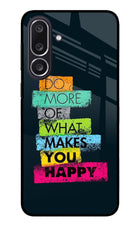Do More Of What Makes You Happy Samsung M36 5G Metal Case Back Cover by Casekaro