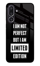 I Am Not Perfect But I Am Limited Edition Samsung M36 5G Metal Case Back Cover by Casekaro