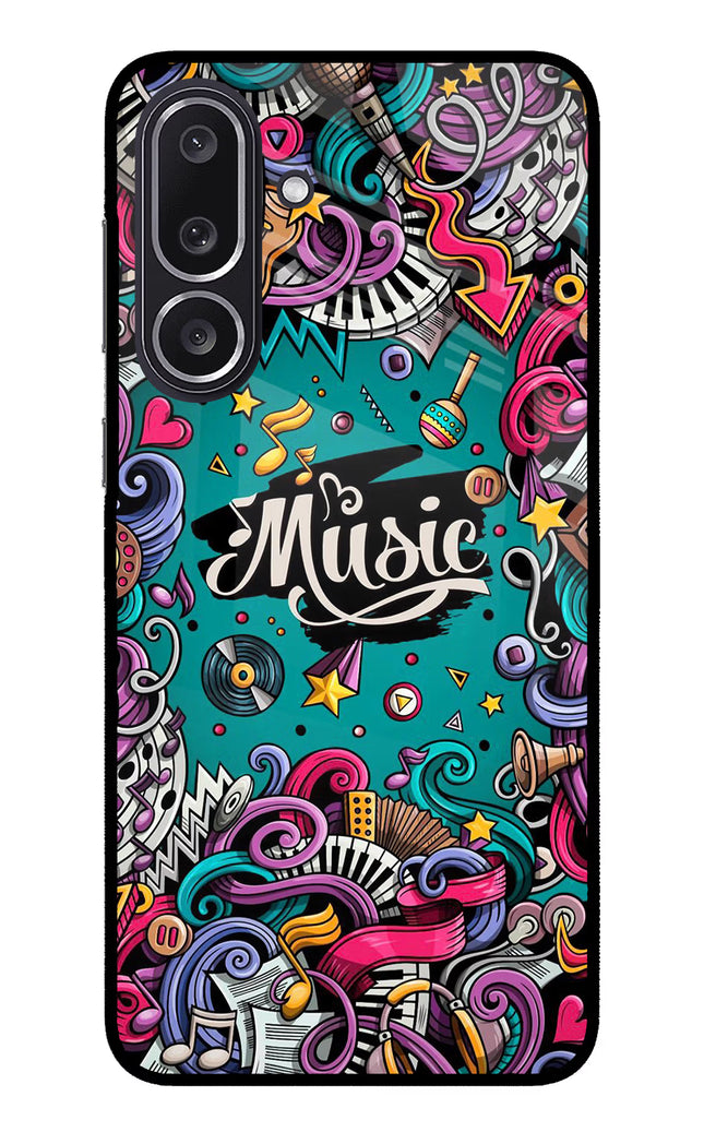 Music Graffiti Samsung M36 5G Metal Case Back Cover by Casekaro