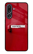 Do Shit You Love Samsung M36 5G Metal Case Back Cover by Casekaro