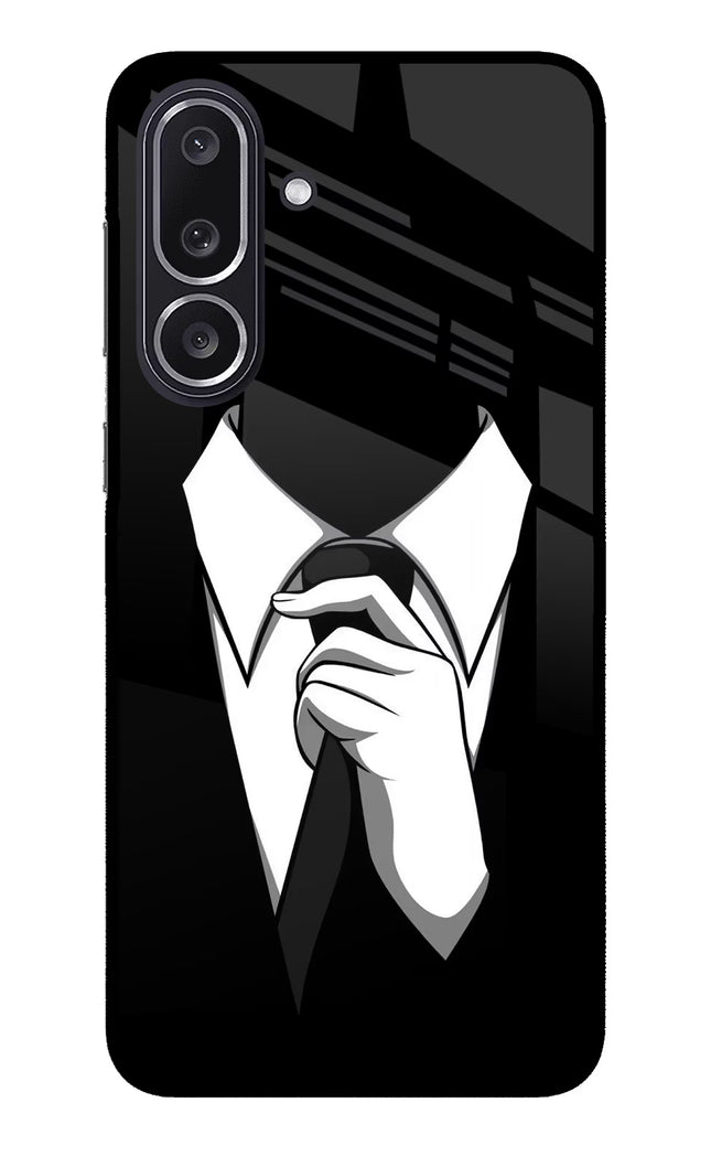 Black Tie Samsung M36 5G Metal Case Back Cover by Casekaro