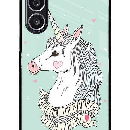 Unicorn Wallpaper Samsung M36 5G Metal Case Back Cover by Casekaro
