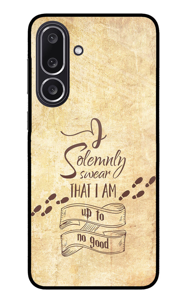 I Solemnly swear that i up to no good Samsung M36 5G Metal Case Back Cover by Casekaro