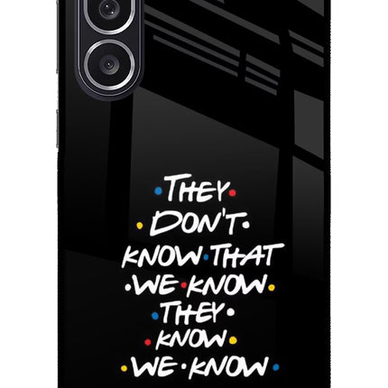 FRIENDS Dialogue Samsung M36 5G Metal Case Back Cover by Casekaro