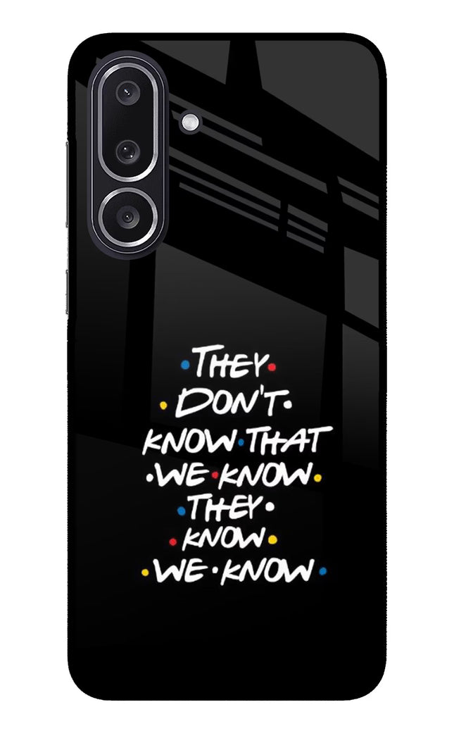 FRIENDS Dialogue Samsung M36 5G Metal Case Back Cover by Casekaro