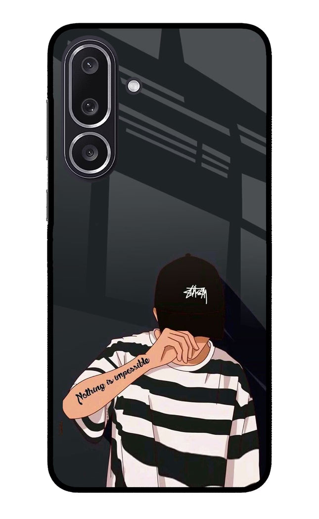 Aesthetic Boy Samsung M36 5G Metal Case Back Cover by Casekaro