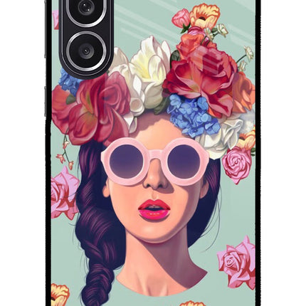 Pretty Girl Samsung M36 5G Metal Case Back Cover by Casekaro