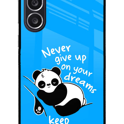 Keep Sleeping Samsung M36 5G Metal Case Back Cover by Casekaro