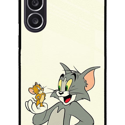 Tom & Jerry Samsung M36 5G Metal Case Back Cover by Casekaro
