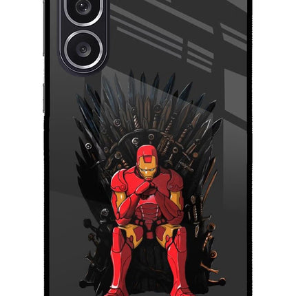 Ironman Throne Samsung M36 5G Metal Case Back Cover by Casekaro