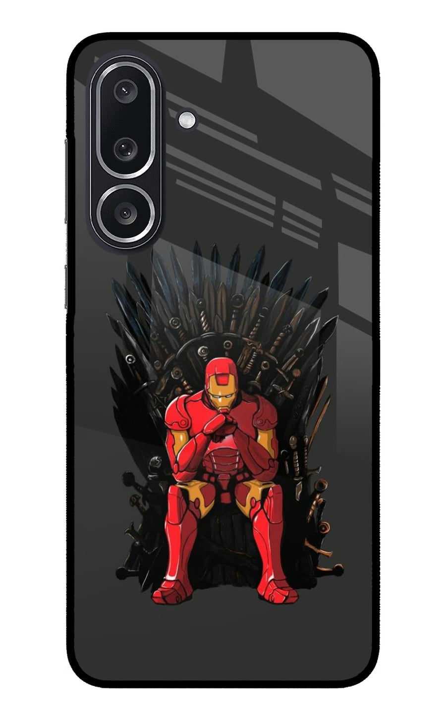 Ironman Throne Samsung M36 5G Back Cover, Metal case