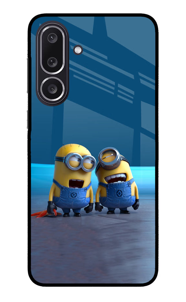 Minion Laughing Samsung M36 5G Metal Case Back Cover by Casekaro
