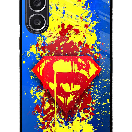 Superman logo Samsung M36 5G Metal Case Back Cover by Casekaro