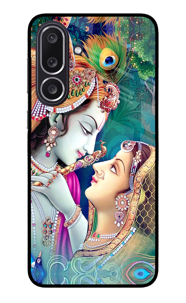 Lord Radha Krishna Samsung M36 5G Metal Case Back Cover by Casekaro