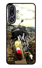 Ride More Worry Less Samsung M36 5G Metal Case Back Cover by Casekaro