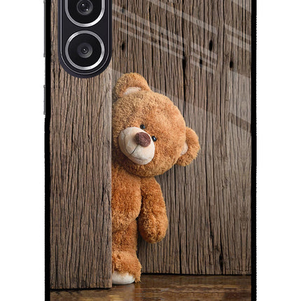 Teddy Wooden Samsung M36 5G Metal Case Back Cover by Casekaro