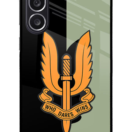 Balidan Logo Samsung M36 5G Metal Case Back Cover by Casekaro