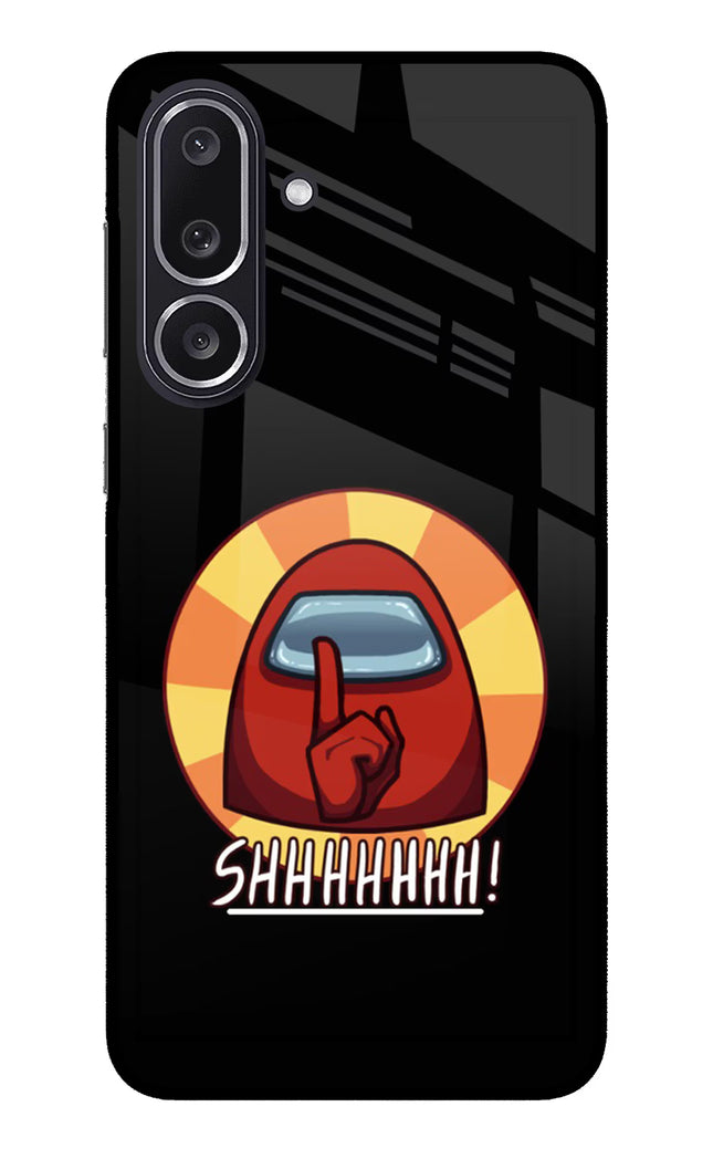 Among Us Shhh! Samsung M36 5G Metal Case Back Cover by Casekaro