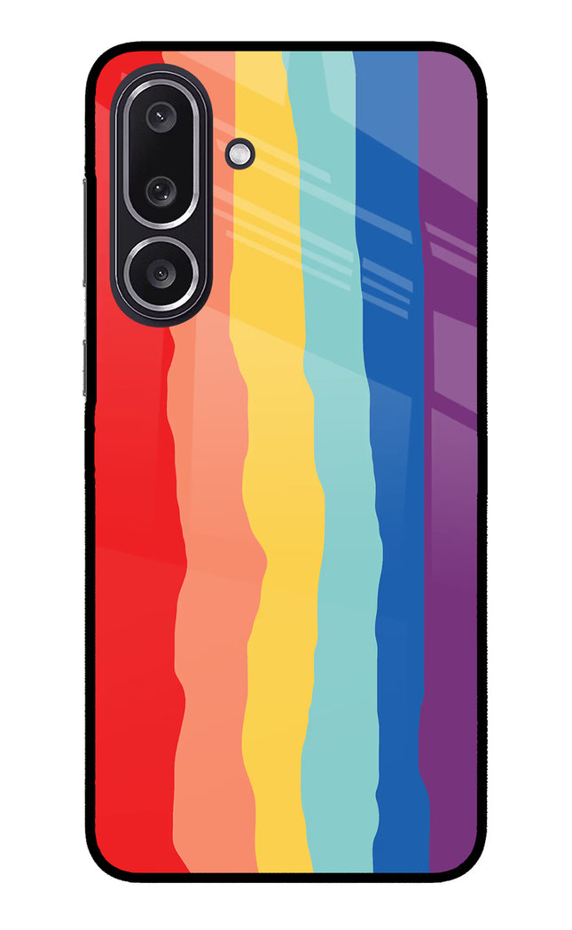 Rainbow Samsung M36 5G Metal Case Back Cover by Casekaro