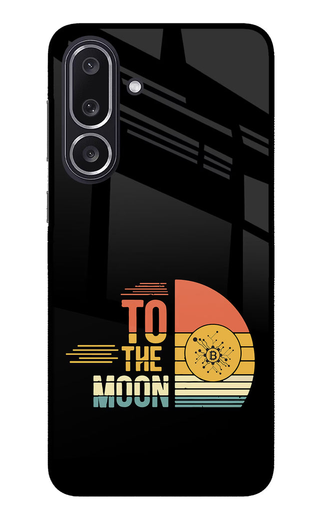 To the Moon Samsung M36 5G Metal Case Back Cover by Casekaro