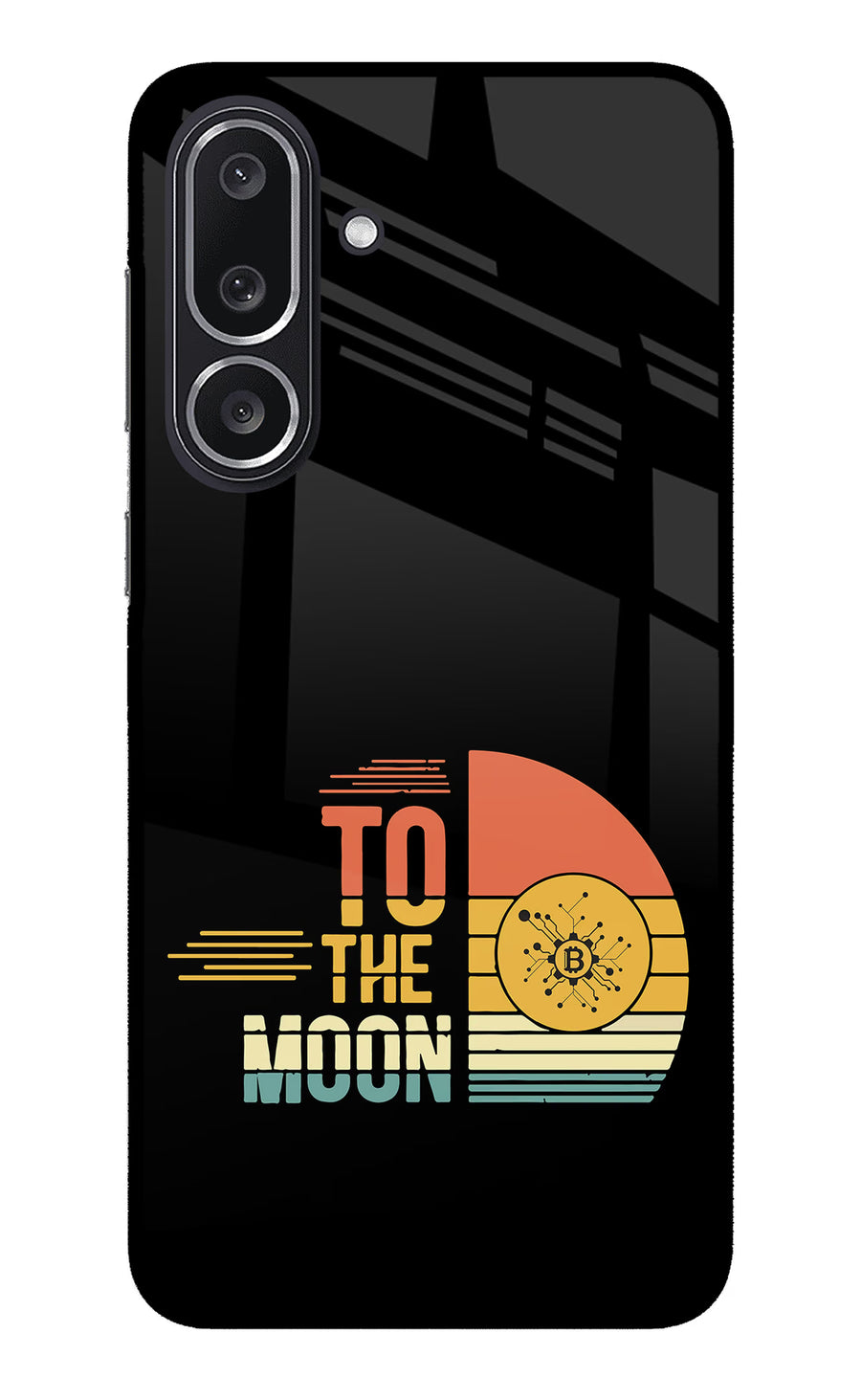 To the Moon Samsung M36 5G Back Cover, Metal case