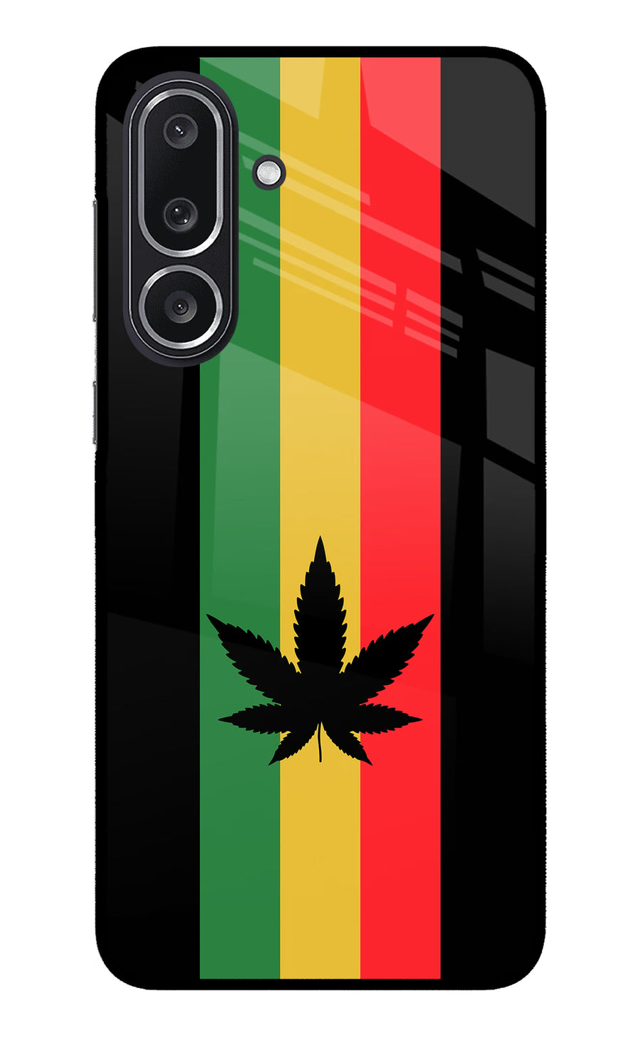 Weed Flag Samsung M36 5G Back Cover, Metal case