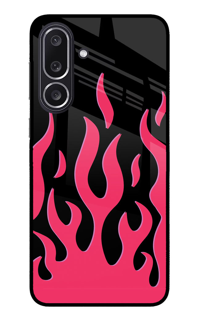 Fire Flames Samsung M36 5G Metal Case Back Cover by Casekaro