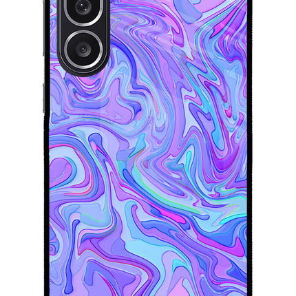 Glitter Samsung M36 5G Metal Case Back Cover by Casekaro