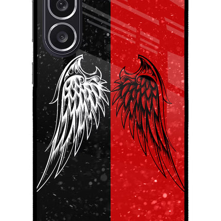 Wings Samsung M36 5G Metal Case Back Cover by Casekaro