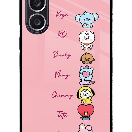 BTS names Samsung M36 5G Metal Case Back Cover by Casekaro