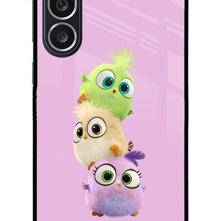 Cute Little Birds Samsung M36 5G Metal Case Back Cover by Casekaro