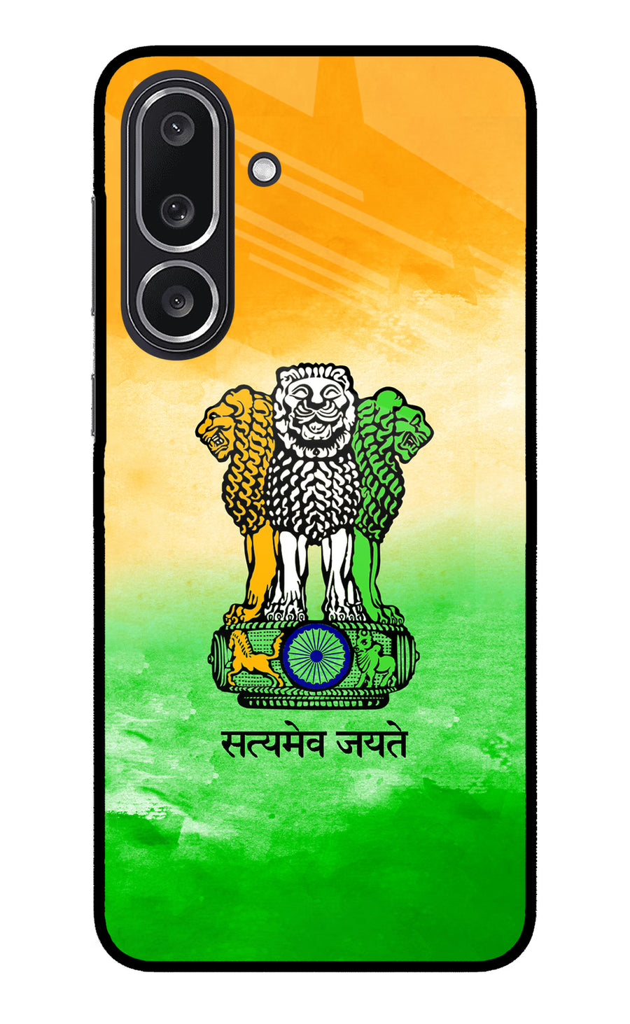 Satyamev Jayate Flag Samsung M36 5G Back Cover, Metal case