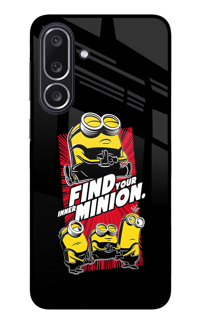 Find your inner Minion Samsung M36 5G Metal Case Back Cover by Casekaro