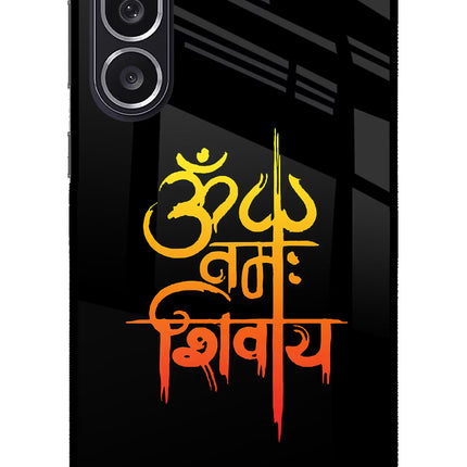 Om Namah Shivay Samsung M36 5G Metal Case Back Cover by Casekaro