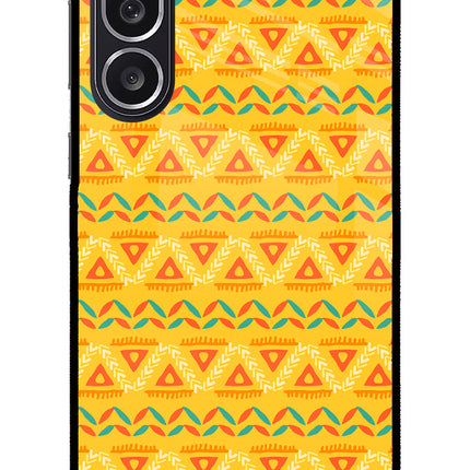 Tribal Pattern Samsung M36 5G Metal Case Back Cover by Casekaro