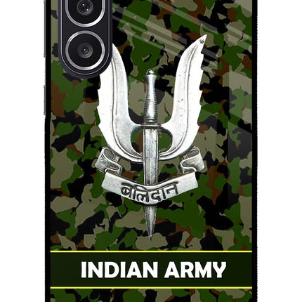 Balidan Indian Logo Samsung M36 5G Metal Case Back Cover by Casekaro