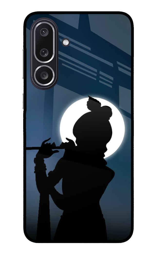 Shri Krishna Silhouette Samsung M36 5G Metal Case Back Cover by Casekaro