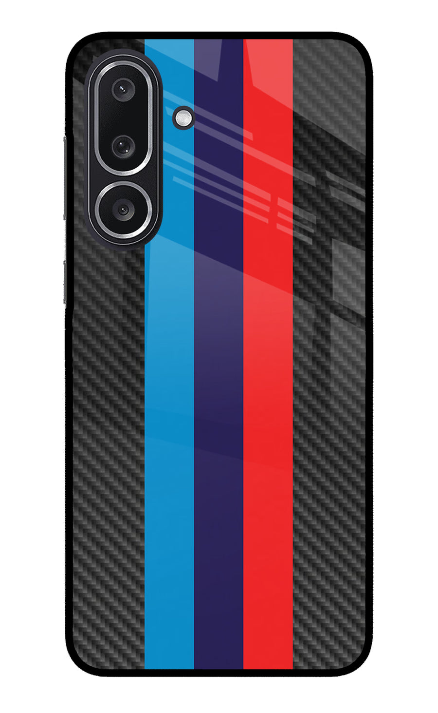 BMW Stripes Pattern Samsung M36 5G Back Cover, Metal case