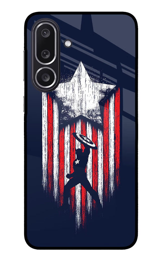 Captain America Marvel Art Samsung M36 5G Metal Case Back Cover by Casekaro