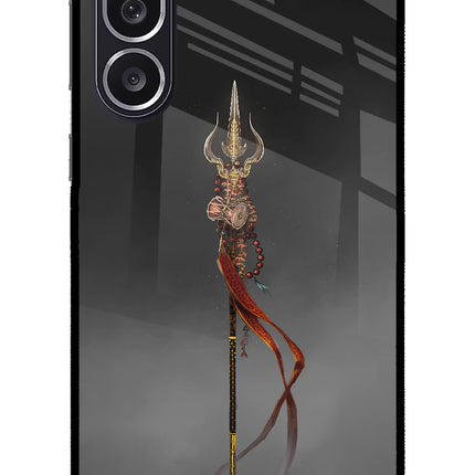 Shiv Trishul Samsung M36 5G Metal Case Back Cover by Casekaro