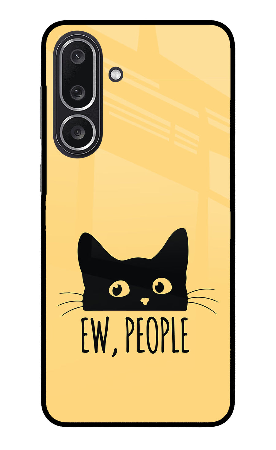 Ew People Catitude Samsung M36 5G Back Cover, Metal case