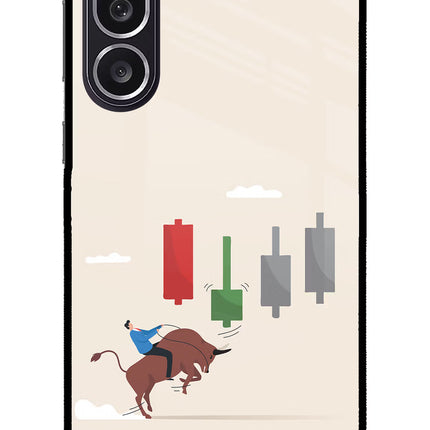 Bull Trading Momentum Samsung M36 5G Metal Case Back Cover by Casekaro