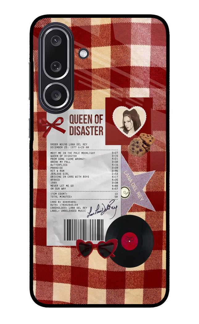 Queen of Disaster Samsung M36 5G Metal Case Back Cover by Casekaro