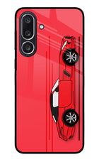 Red Velocity Samsung M36 5G Metal Case Back Cover by Casekaro