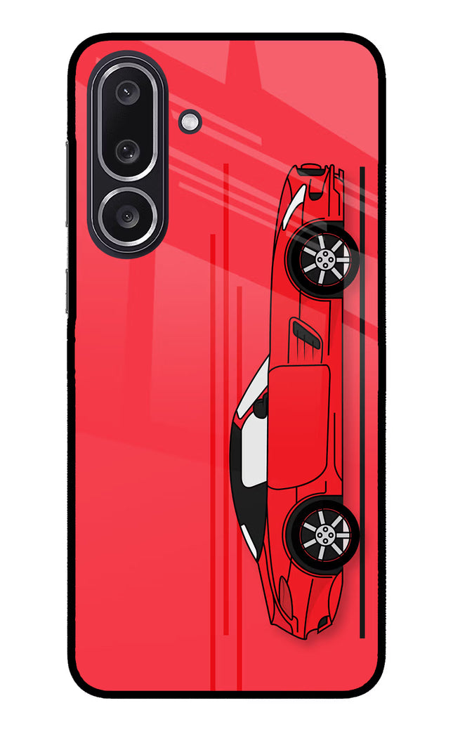 Red Velocity Samsung M36 5G Metal Case Back Cover by Casekaro