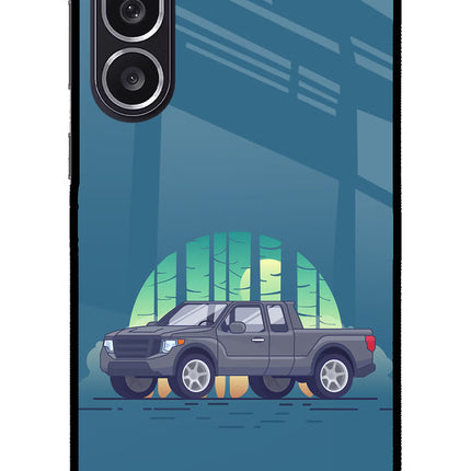 Retro Garage Vibe Samsung M36 5G Metal Case Back Cover by Casekaro
