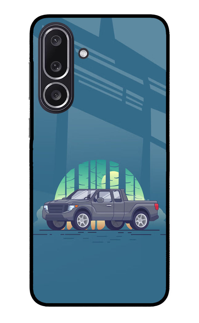 Retro Garage Vibe Samsung M36 5G Metal Case Back Cover by Casekaro