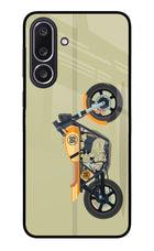 Vertical Speedster Samsung M36 5G Metal Case Back Cover by Casekaro