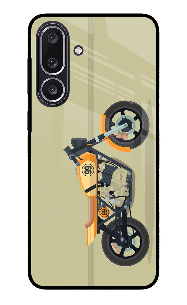 Vertical Speedster Samsung M36 5G Metal Case Back Cover by Casekaro
