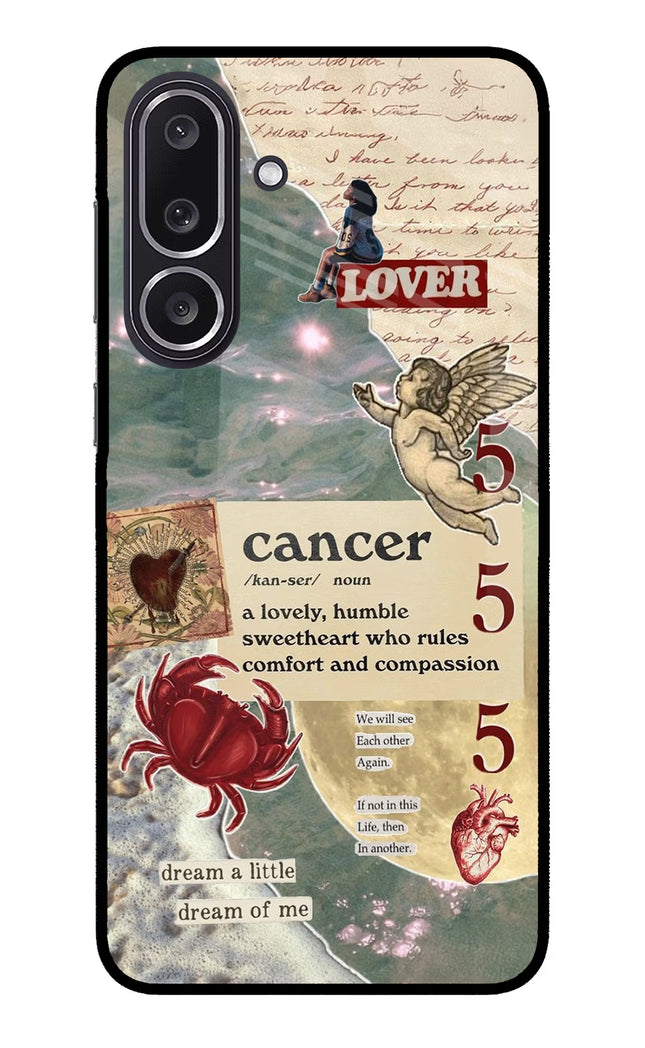 Cancer Zodiac Samsung M36 5G Metal Case Back Cover by Casekaro